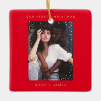 Red Gold Modern Joyer et Marié Photo