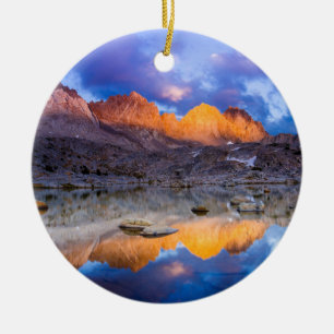 Ornement En Céramique Reflet de montagne, Californie
