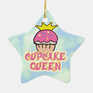 Ornement En Céramique Reine des Cupcakes