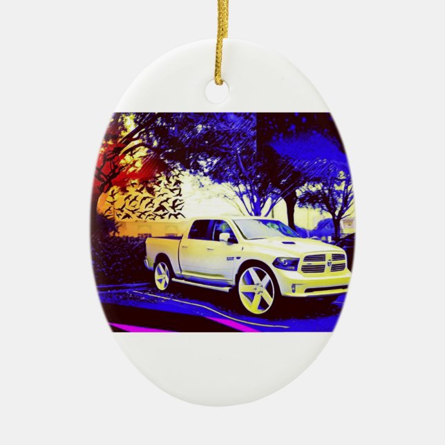 ORNEMENT EN CÉRAMIQUE RELAIS ROUTIER DE MID-KNIGHT (Devant)