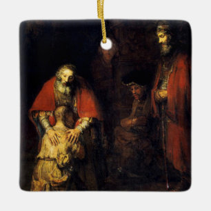Ornement En Céramique Rembrandt - Le retour du fils prodigue
