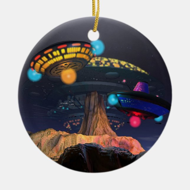 Ornement En Céramique Rencontre Ornament (Devant)