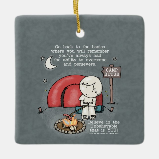 Ornement En Céramique Retour aux fondamentaux (Devant)