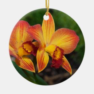 Ornement En Céramique Rhyncattleanthe Love Tapestry