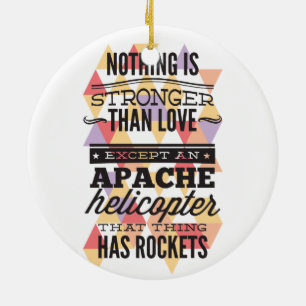 Ornement En Céramique Rien n'est plus fort que l'amour