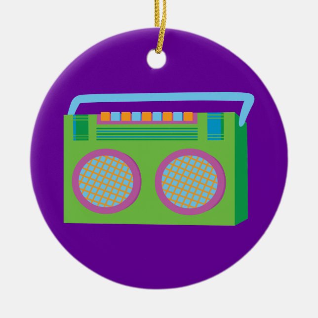 Ornement En Céramique Rockin' Stereo (Devant)