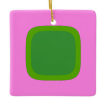 Rose et vert 1105 - Art de style rétro groovy