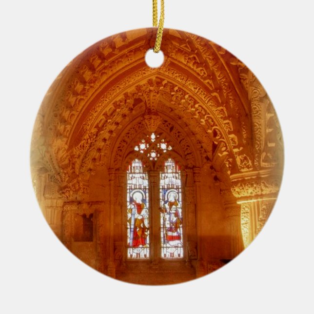 Ornement En Céramique Rosslyn Chapelle Intérieur (Devant)