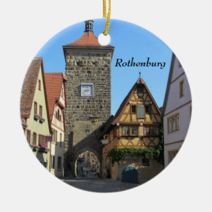 Ornement En Céramique Rothenburg, Allemagne