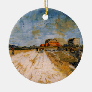 Ornement En Céramique Route longeant les remparts de Paris par Van Gogh