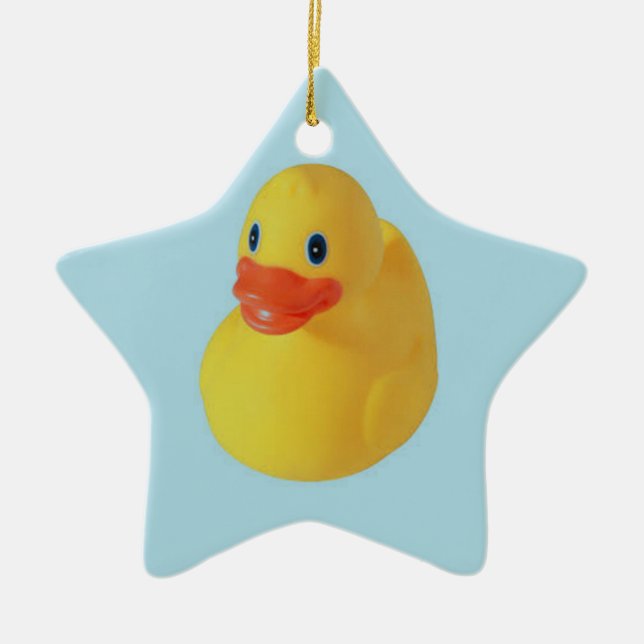 Ornement En Céramique Rubber Ducky (Devant)