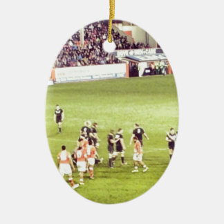 Ornement En Céramique Rugby