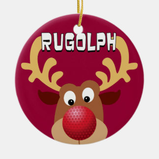 Ornement En Céramique Rugolph le renne