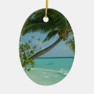 Ornement En Céramique Sable de plage Tropical Sable Eau Soleil Océan Vag