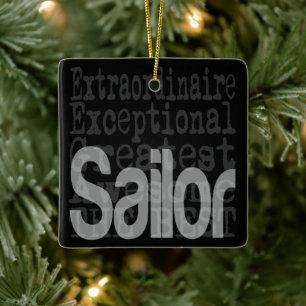 Ornement En Céramique Sailor Extraordinaire
