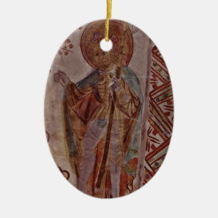 Ornement En Céramique Saint Olaf de la Norvège