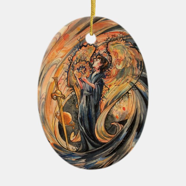 Ornement En Céramique Sandolphon (Devant)