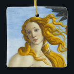 Ornement En Céramique Sandro Botticelli - Naissance de Vénus Gros plan<br><div class="desc">Grossesse de Vénus Gros plan - Sandro Botticelli,  Tempera sur toile,  1485</div>
