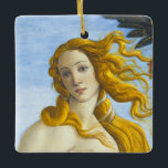 Ornement En Céramique Sandro Botticelli - Naissance de Vénus Gros plan<br><div class="desc">Grossesse de Vénus Gros plan - Sandro Botticelli,  Tempera sur toile,  1485</div>