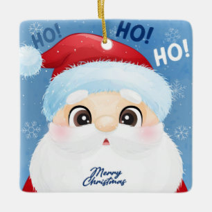 Ornement En Céramique Santa Claus