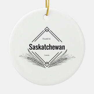 Ornement En Céramique Saskatchewan - trouvée en Saskatchewan