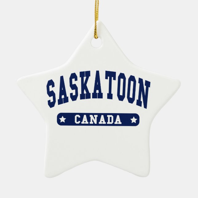 Ornement En Céramique Saskatoon (Devant)
