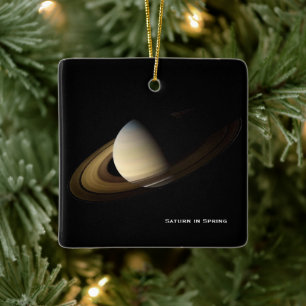 Ornement En Céramique Saturne au printemps Equinox, Noël Cassini