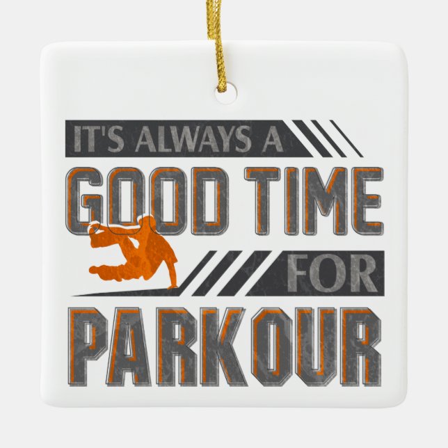 Ornement En Céramique Saut de base C'est toujours un bon moment pour par (Devant)