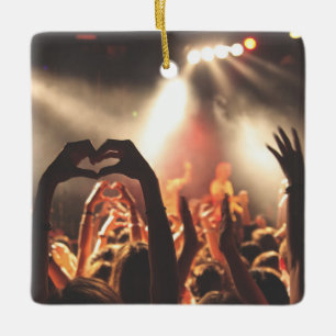 Ornement En Céramique Scrolls élégants 2 côtés personnalisables 2 Photo