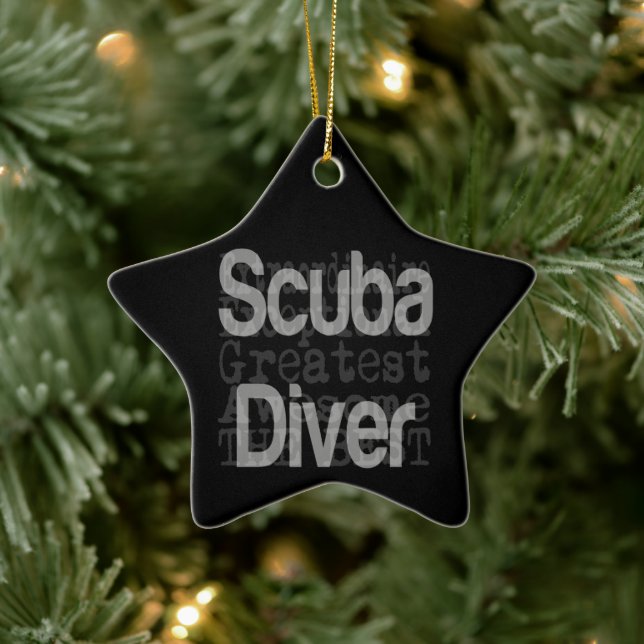 Ornement En Céramique Scuba diver (Arbre)