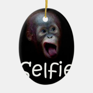 Ornement En Céramique Selfie