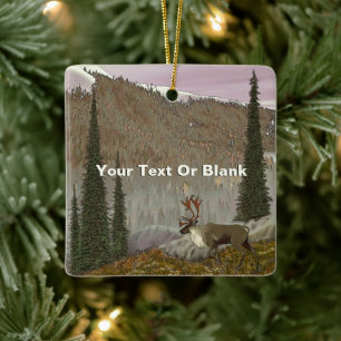 Ornement En Céramique Selkirk Caribou