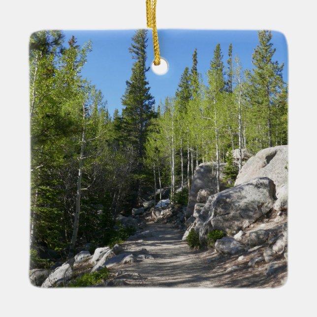Ornement En Céramique Sentier pour Alberta Falls (Devant)
