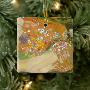 Ornement En Céramique Serpents d'eau II de Gustav Klimt, Art nouveau
