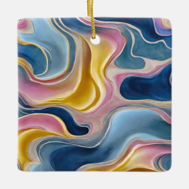 Ornement En Céramique Set de table laminé (Devant)