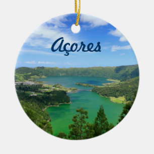 Ornement En Céramique Sete Cidades - les Açores