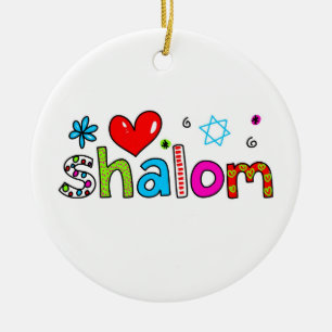 Ornement En Céramique Shalom