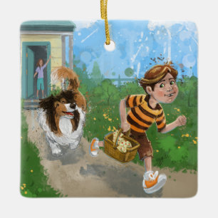 Ornement En Céramique Sheldon et Davie Adventure