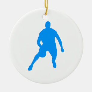 Ornement En Céramique Silhouette de basket-ball