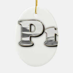 Ornement En Céramique silver Not My President