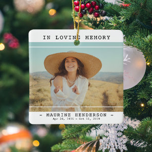 Ornement En Céramique Simple Moderne En Mémoire Amoureuse