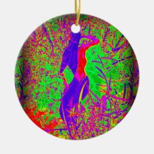 Ornement En Céramique sirène d'hippie super