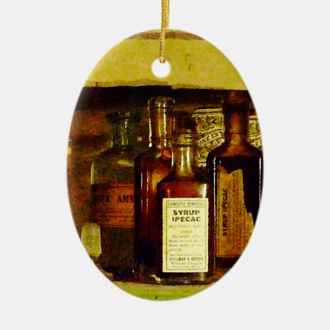 Ornement En Céramique Sirop d'Ipécacuanha (Devant)