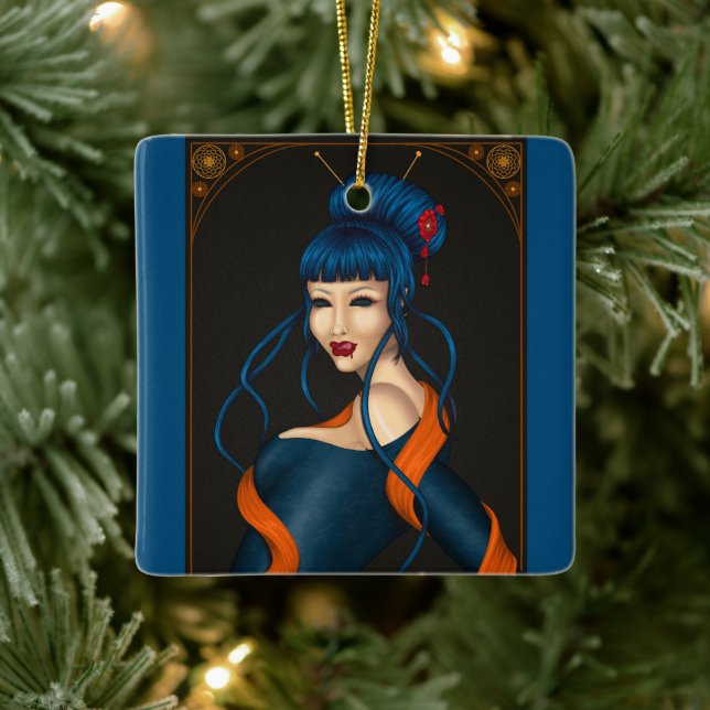 Ornement En Céramique Slurp  (Arbre)