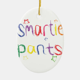 Ornement En Céramique Smartie halète des félicitations d'amusement