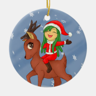 Ornement En Céramique Soin de Noël