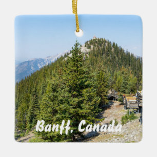 Ornement En Céramique Sommet du mont Sulphur à Banff