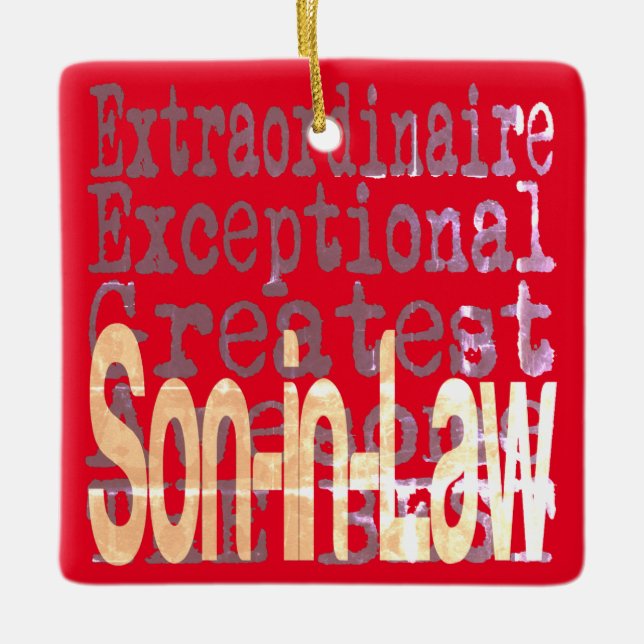 Ornement En Céramique Son En Droit Extraordinaire (Devant)