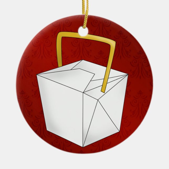 Ornement En Céramique Sortie chinoise - SRF (Devant)