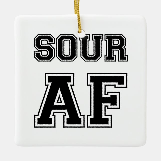 ORNEMENT EN CÉRAMIQUE SOUR AF (Devant)